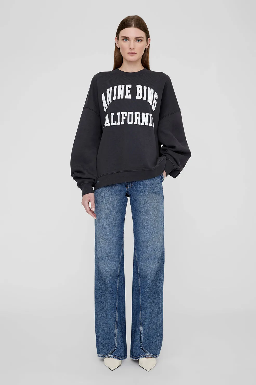 Miles Sweatshirt Anine Bing - Vintage Black sold by Anine Bing
