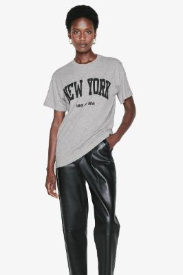 Lili Tee University New York - Heather Grey sold by Anine Bing