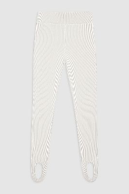 Rhea Legging - Ivory And Tan sold by Anine Bing