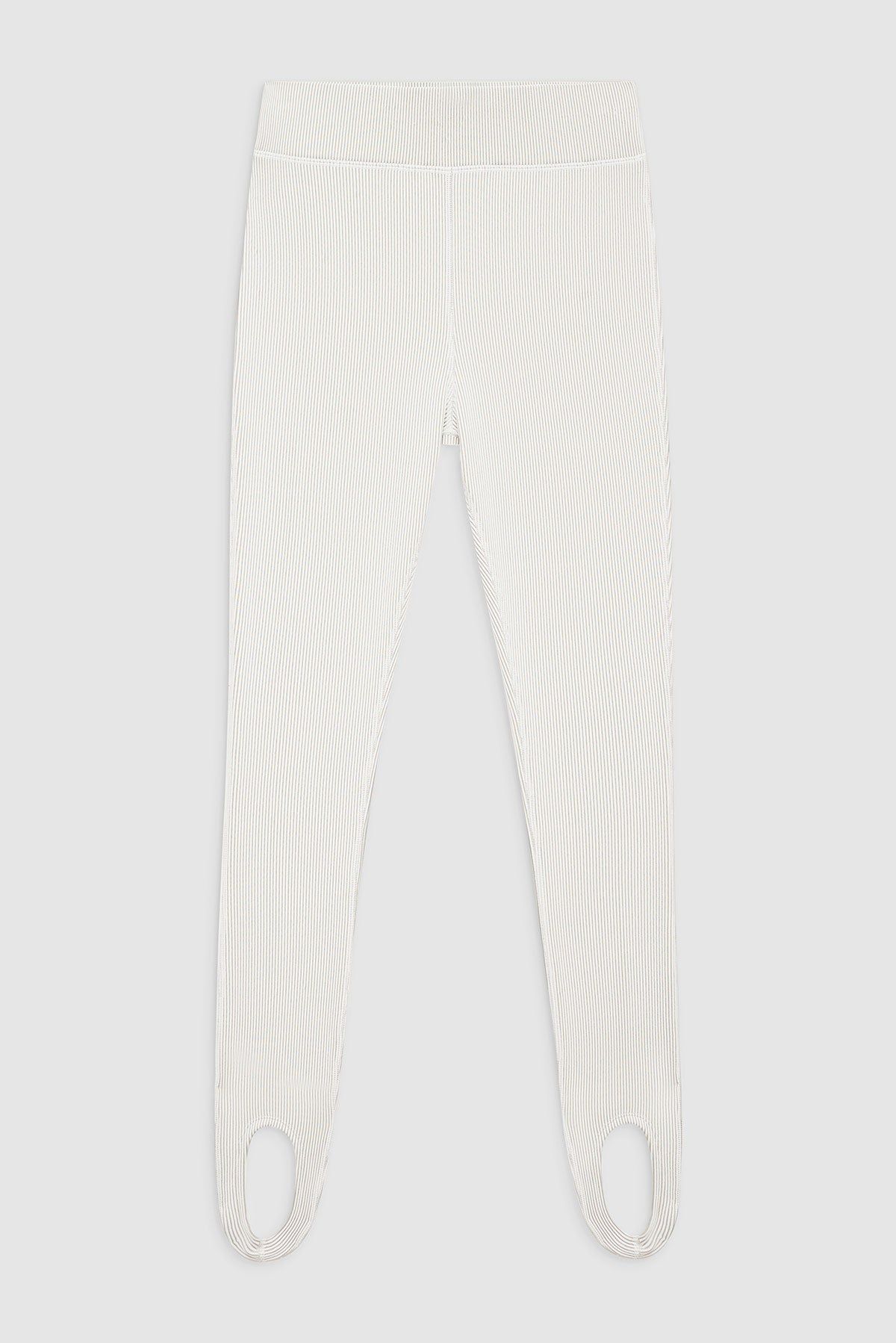 Rhea Legging - Ivory And Tan sold by Anine Bing
