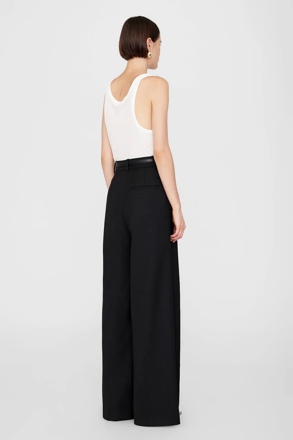 Lou Trouser - Black sold by Anine Bing product image thumbnail 4