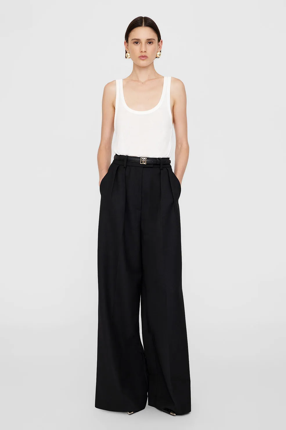 Lou Trouser - Black sold by Anine Bing product image thumbnail 3