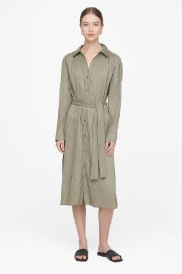 Alma Dress - Green Khaki sold by Anine Bing