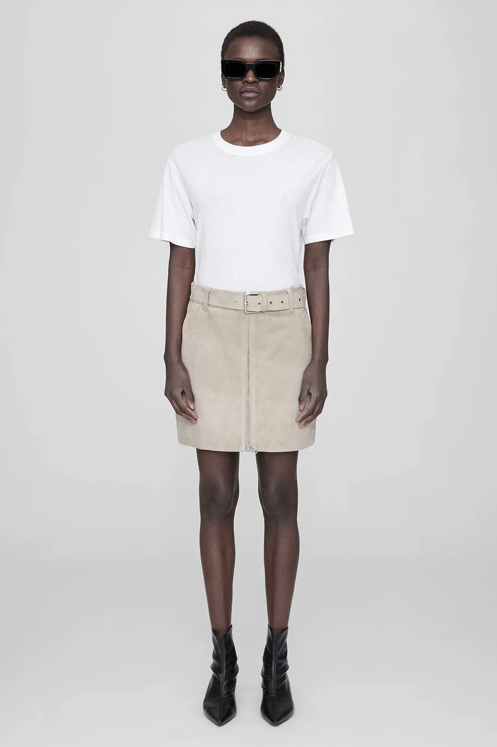 Ana Skirt - Taupe sold by Anine Bing