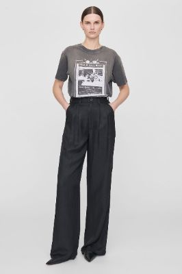 Lili Tee AB X To X Rolling Stones - Washed Faded Black sold by Anine Bing