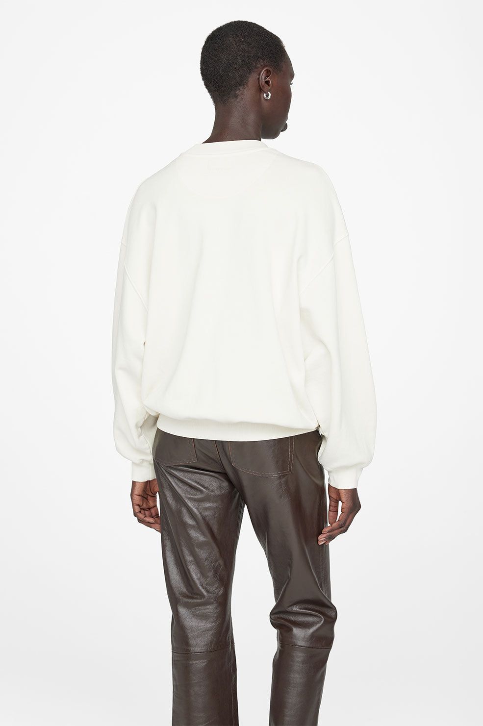 Jaci Sweatshirt Rio De Janeiro - Cream sold by Anine Bing product image thumbnail 4