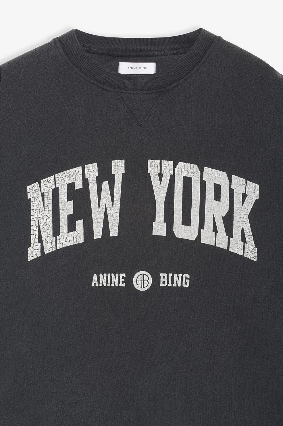 Ramona Sweatshirt University New York - Washed Black sold by Anine Bing product image thumbnail 4