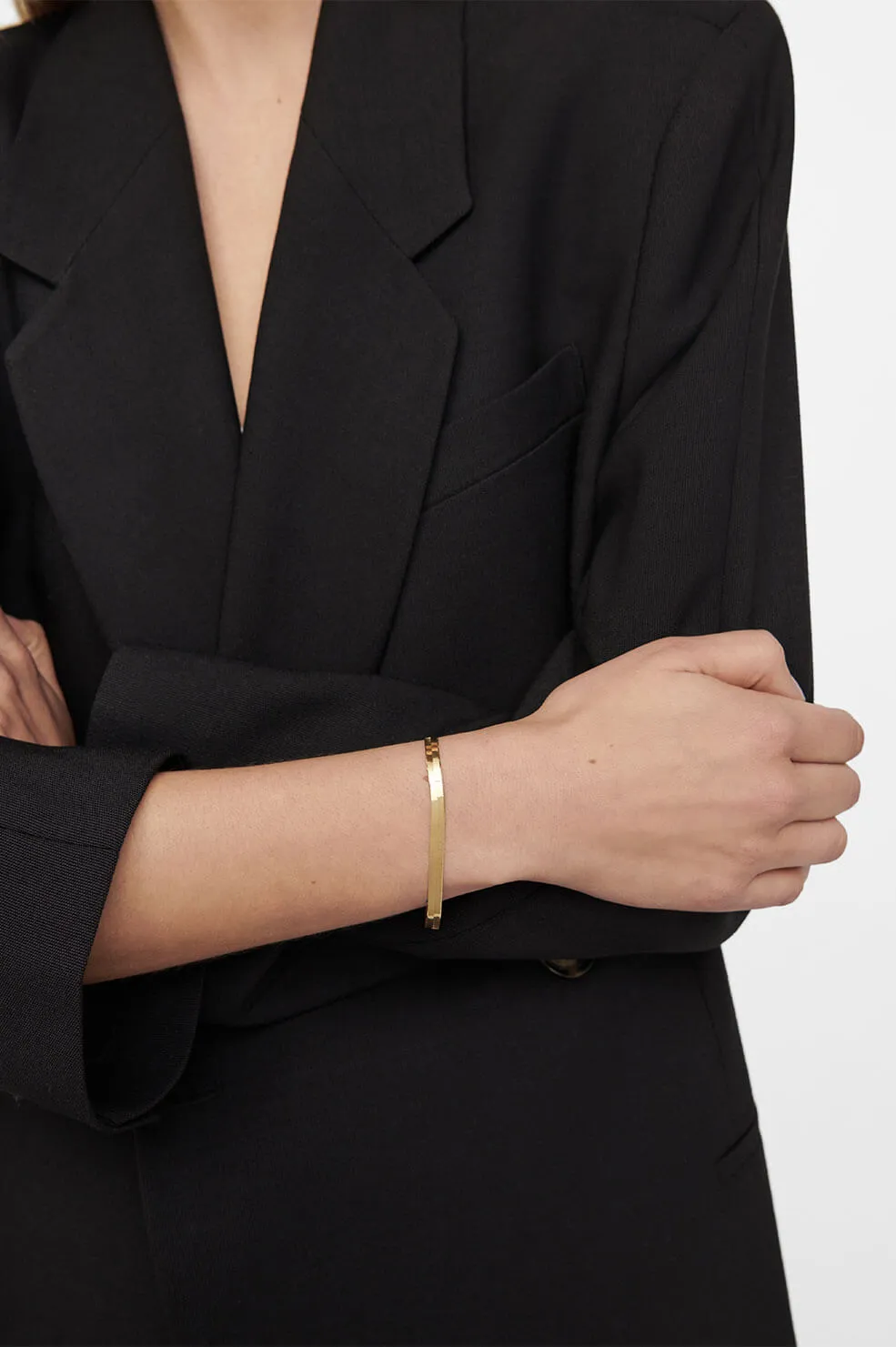 Ribbon Coil Bracelet - 14k Gold sold by Anine Bing product image thumbnail 2