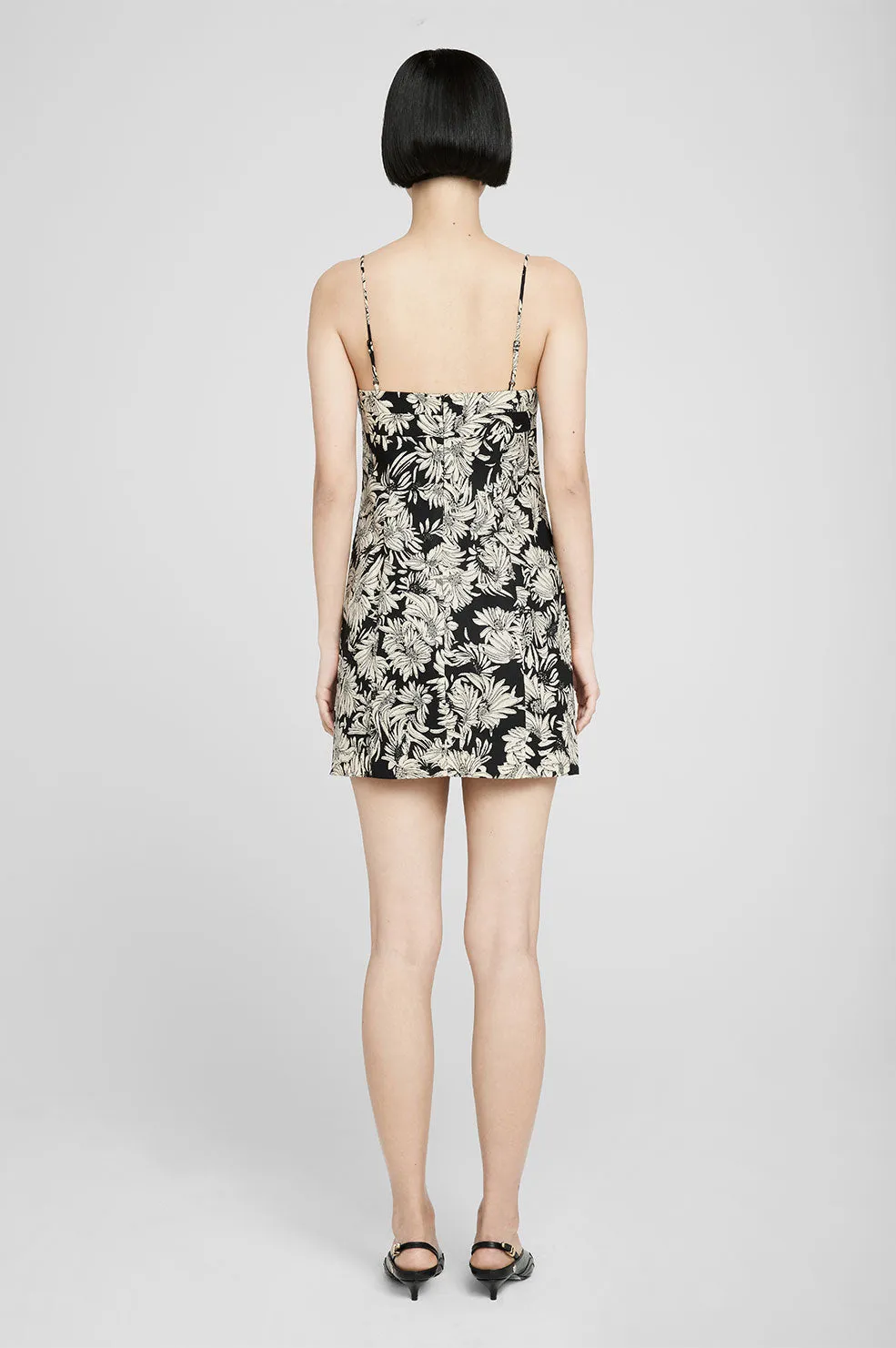 Keiran Dress - Black Floral Print sold by Anine Bing product image thumbnail 2