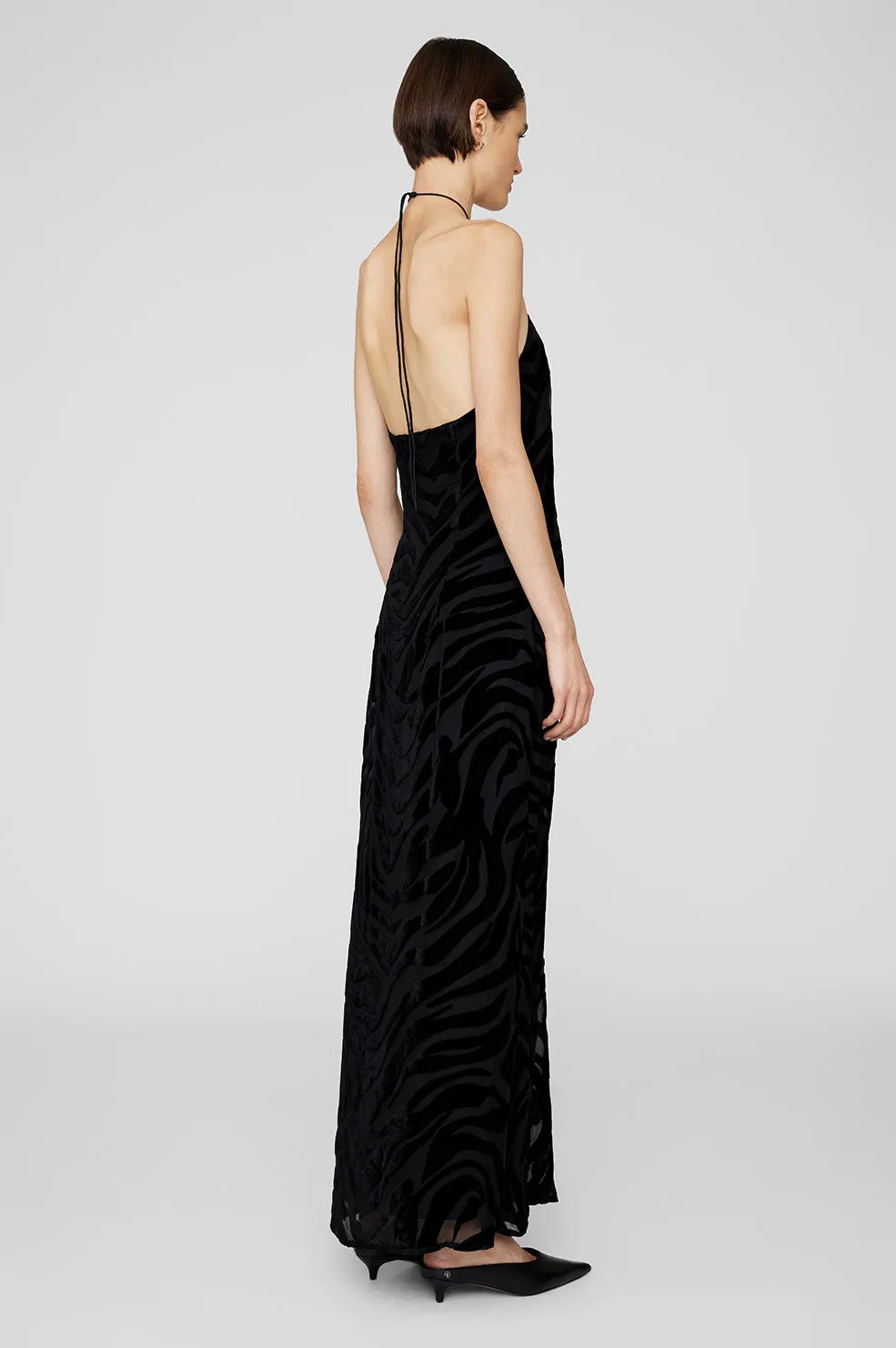 Leanne Dress - Black Zebra Burnout sold by Anine Bing product image thumbnail 2