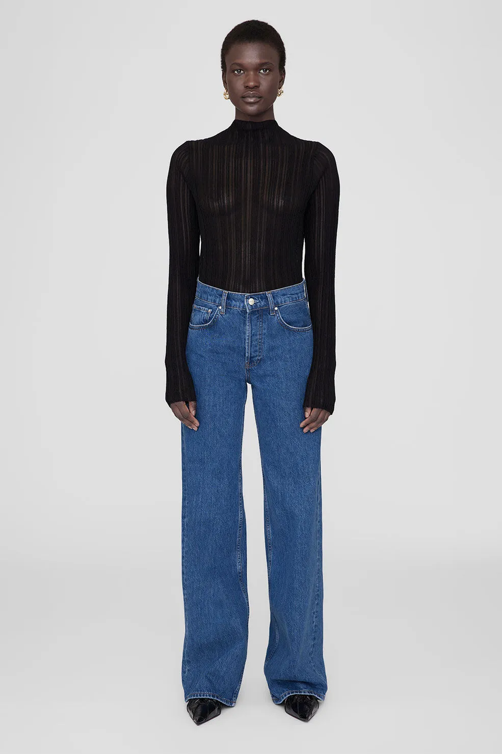 Amy Top - Black sold by Anine Bing