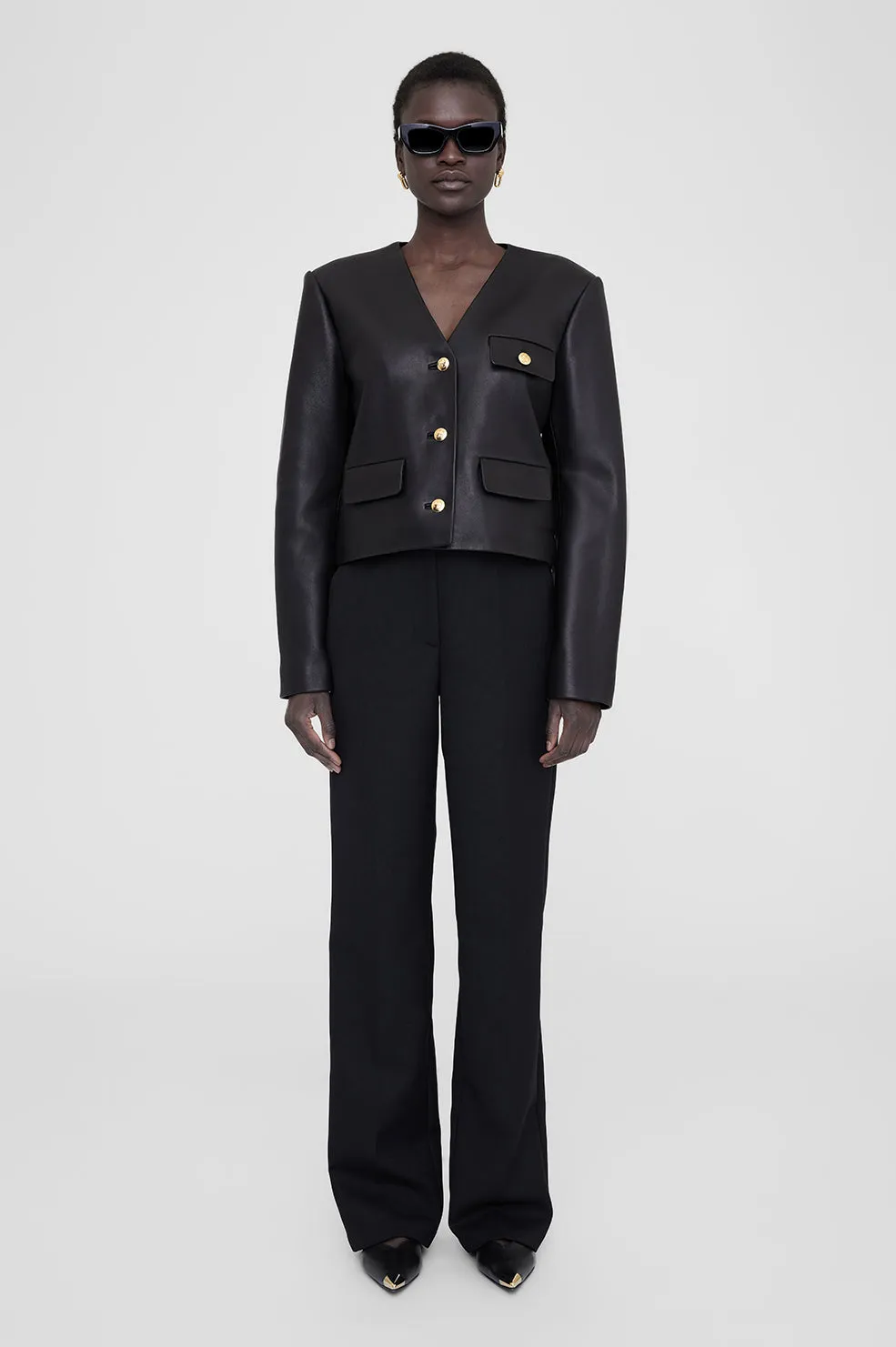 Cara Jacket - Black sold by Anine Bing