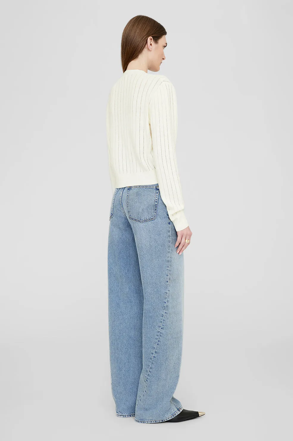 Hazel Cardigan - Ivory sold by Anine Bing product image thumbnail 2