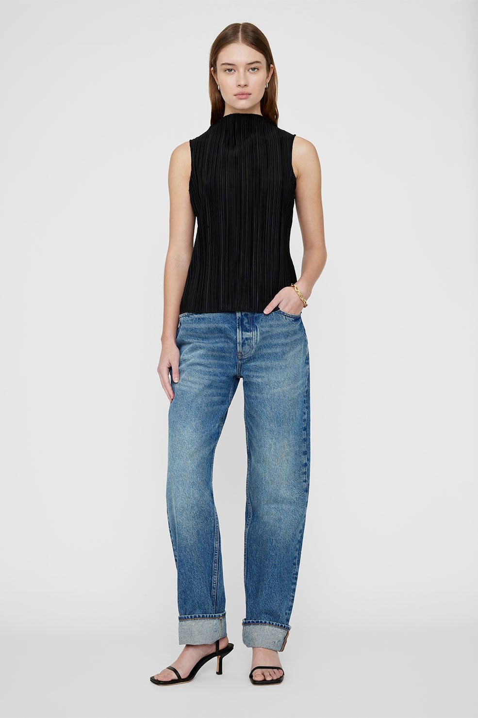 Rondi Top - Black sold by Anine Bing