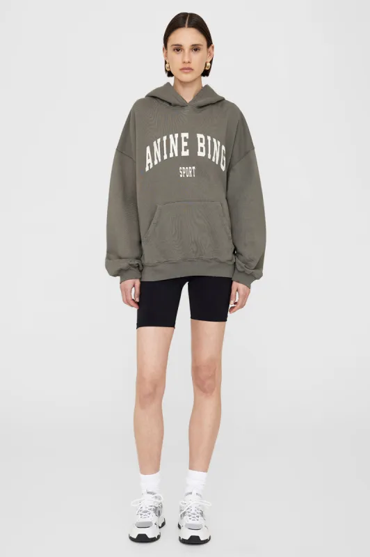Harvey Sweatshirt - Dusty Olive sold by Anine Bing