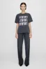 Hudson Tee AB X To X Brigitte Bardot Film - Washed Black sold by Anine Bing