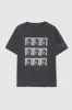 Hudson Tee AB X To X Brigitte Bardot Film - Washed Black sold by Anine Bing