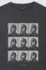Hudson Tee AB X To X Brigitte Bardot Film - Washed Black sold by Anine Bing