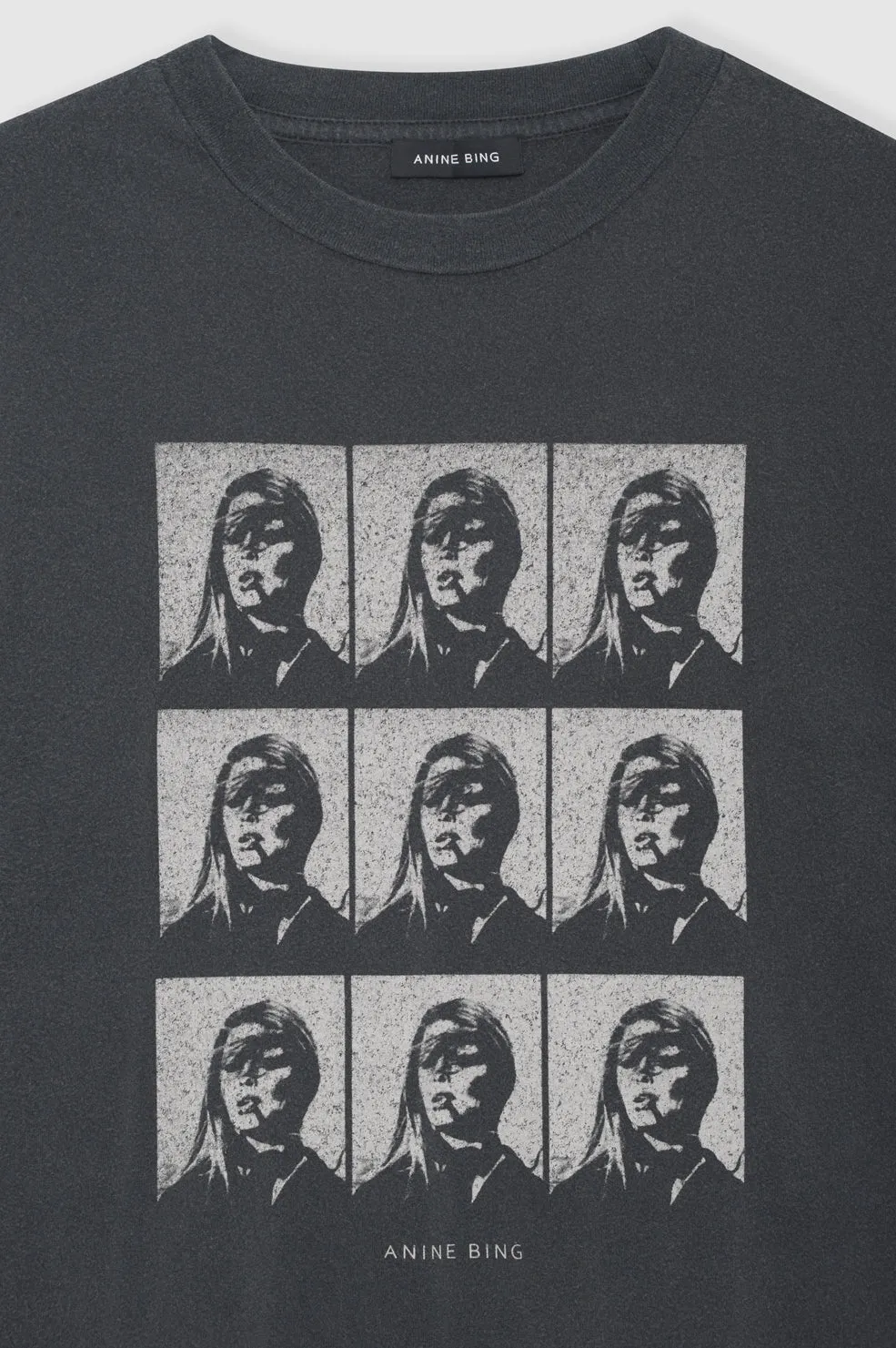 Hudson Tee AB X To X Brigitte Bardot Film - Washed Black sold by Anine Bing product image thumbnail 4