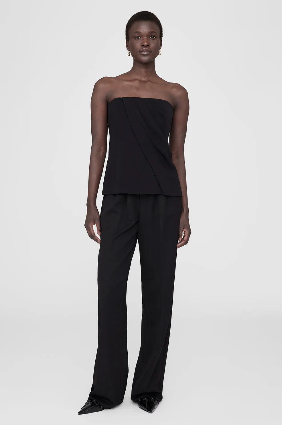 Halle Top - Black sold by Anine Bing