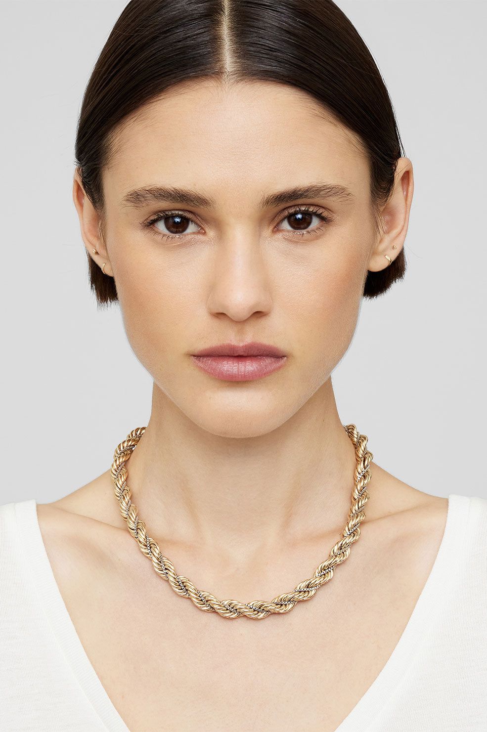 Rope Twist Necklace - 14k Gold sold by Anine Bing product image thumbnail 2