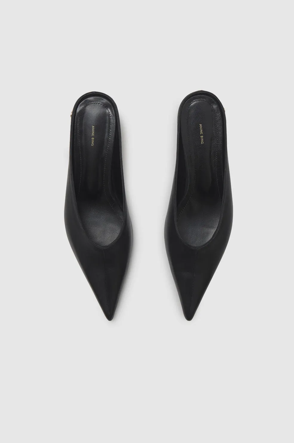 Rooney Mules - Black sold by Anine Bing product image thumbnail 2