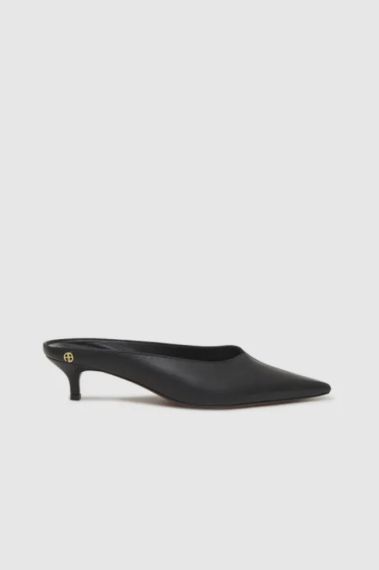 Rooney Mules - Black sold by Anine Bing