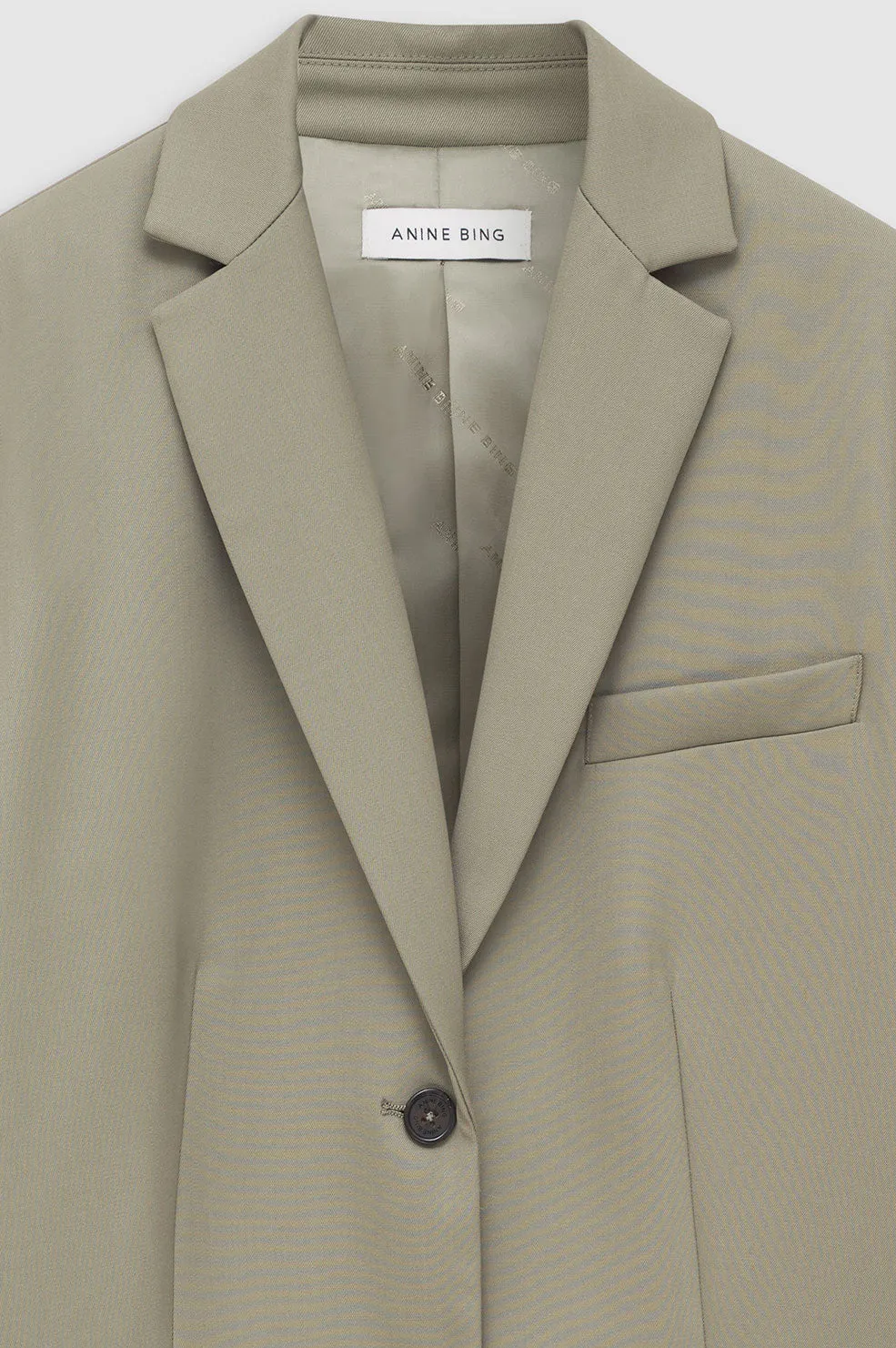Quinn Blazer - Green Khaki sold by Anine Bing product image thumbnail 4