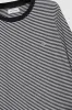 Rylan Tee - Black And White Stripe sold by Anine Bing