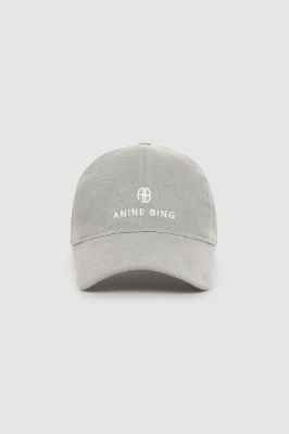 Jeremy Baseball Cap - Grey sold by Anine Bing