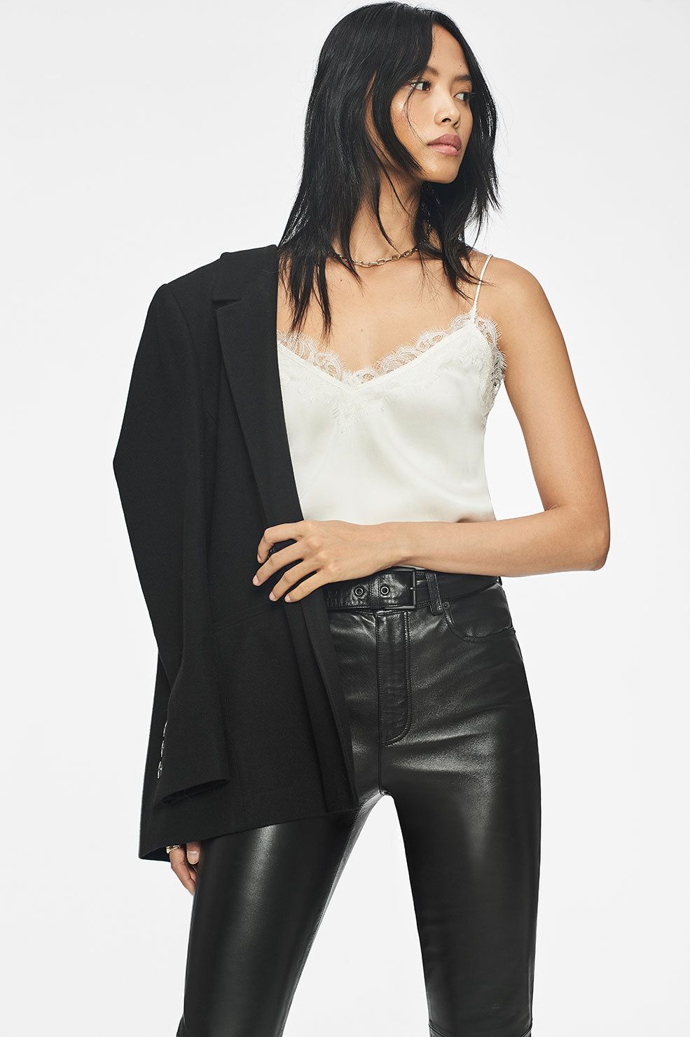 Belle Camisole - Ivory sold by Anine Bing product image thumbnail 2