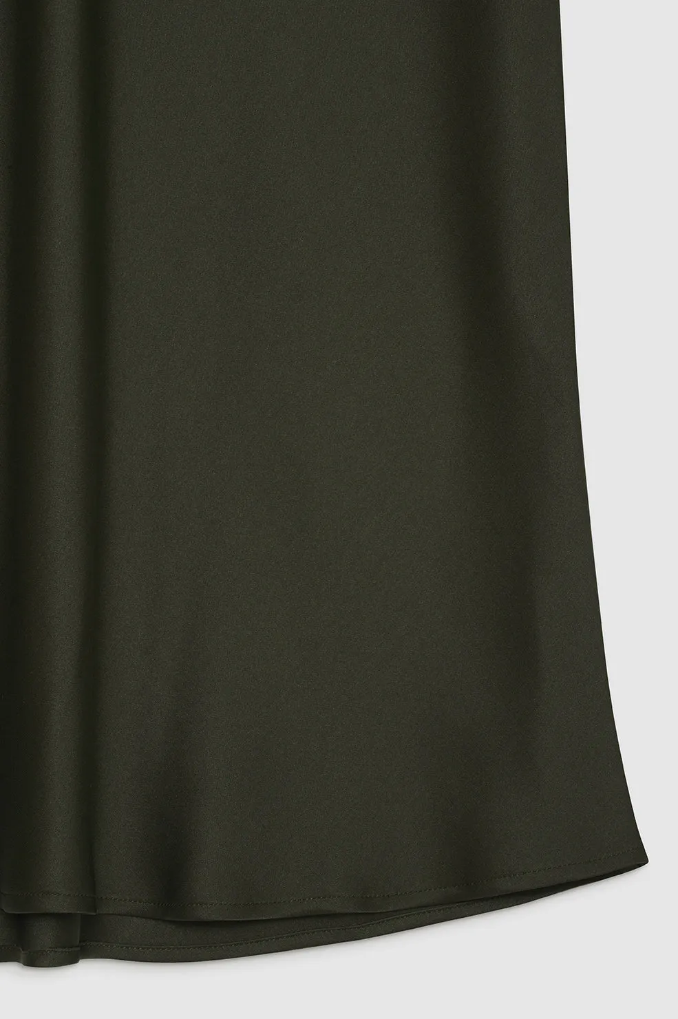 Bar Silk Skirt - Dark Olive sold by Anine Bing product image thumbnail 4