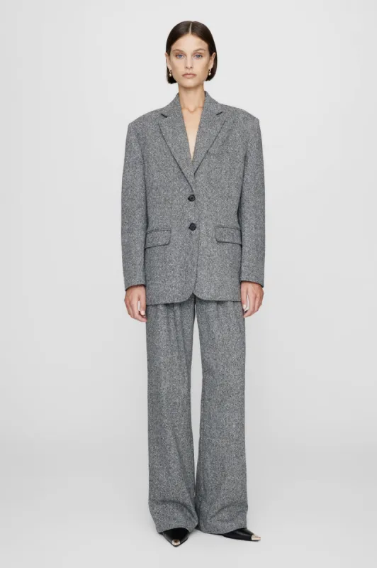 Quinn Blazer - Black And White sold by Anine Bing