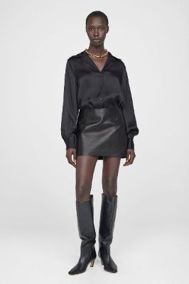 Alina Skirt - Black sold by Anine Bing