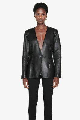 Lou Blazer - Black sold by Anine Bing