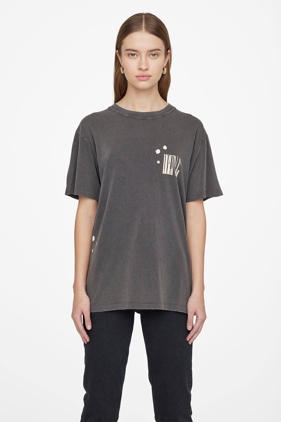 Lili Tee Bing Bleached - Faded Black sold by Anine Bing product image thumbnail 2
