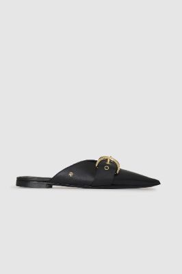 Zoe Flats - Black sold by Anine Bing