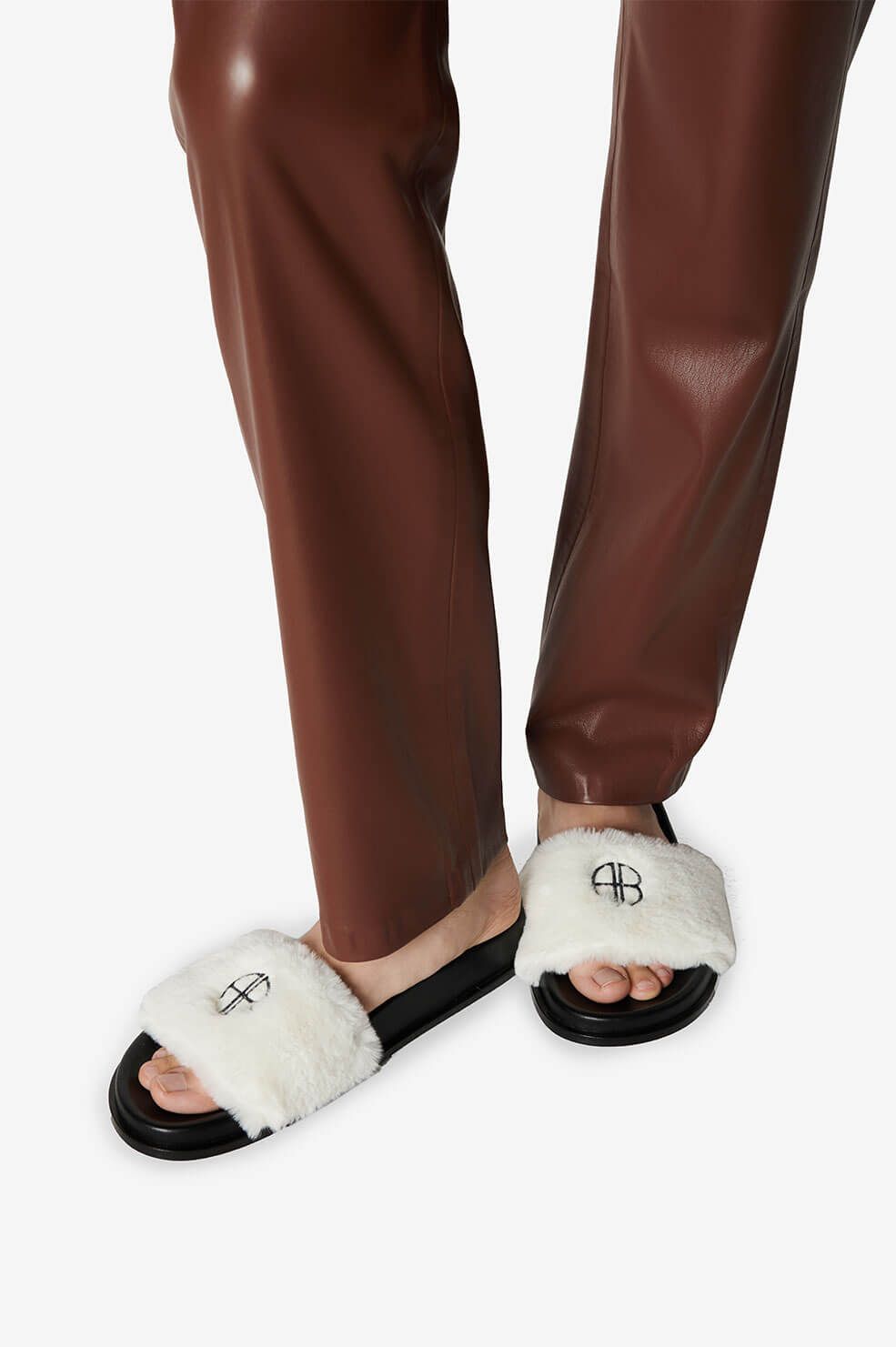 Britt Slides - Cream sold by Anine Bing product image thumbnail 3