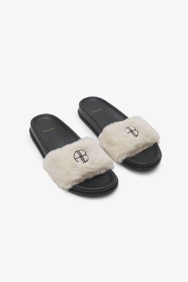 Britt Slides - Cream sold by Anine Bing