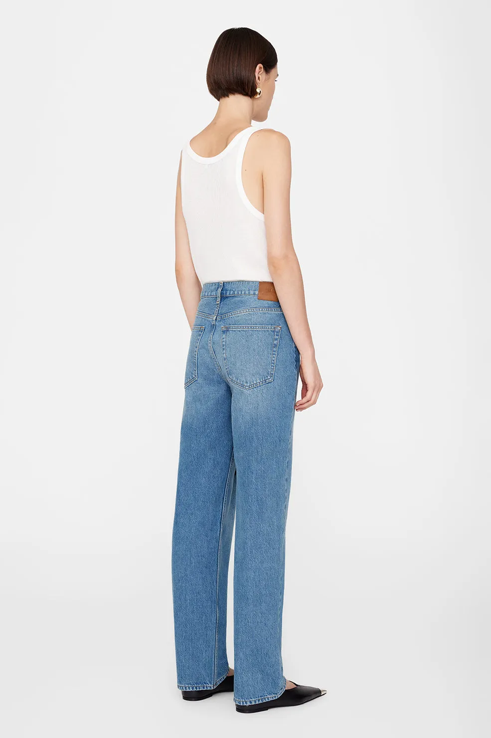 Gavin Long Jean - Atlantic Blue sold by Anine Bing product image thumbnail 2