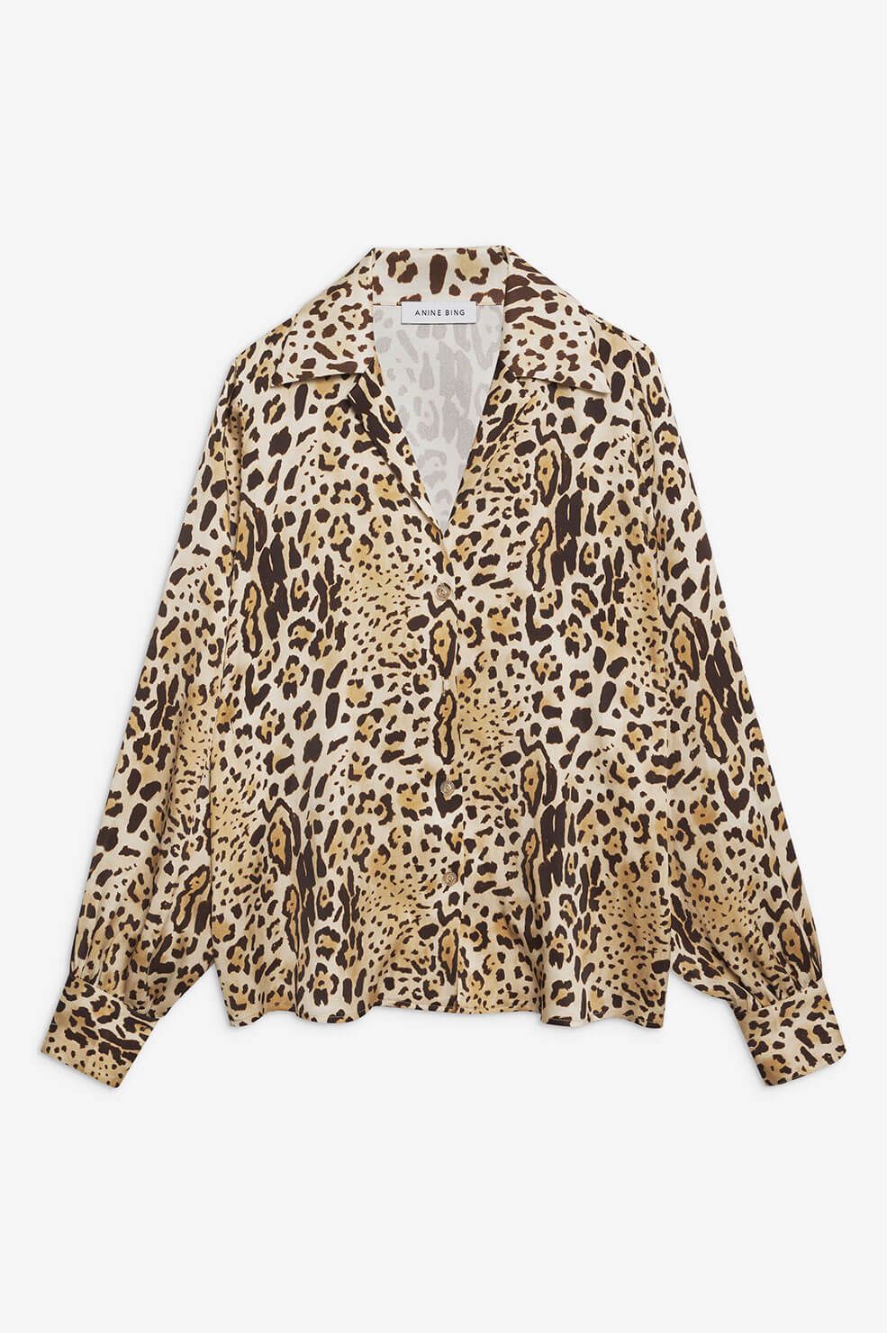 Mylah Shirt - Cheetah Print sold by Anine Bing product image thumbnail 5
