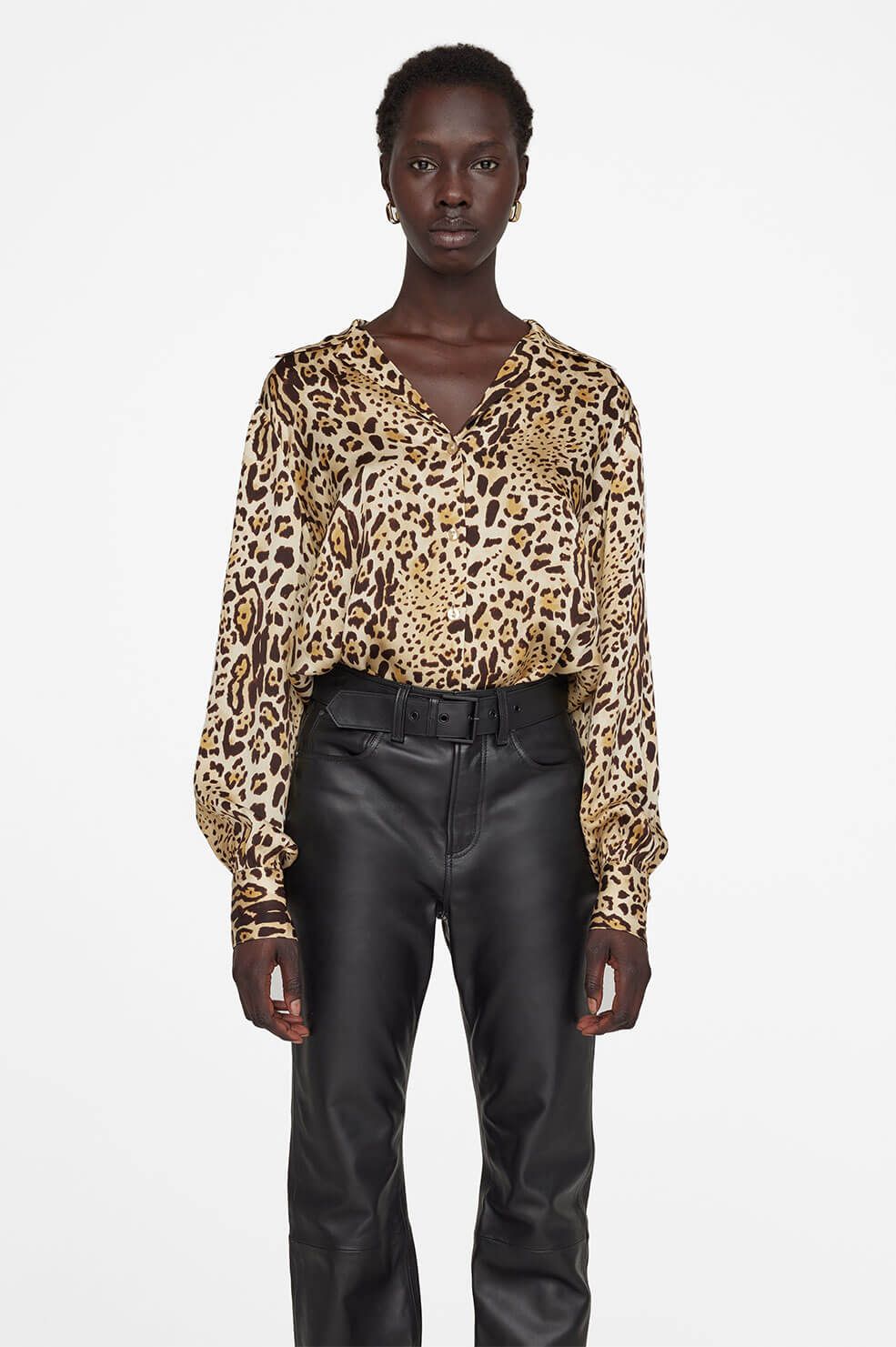 Mylah Shirt - Cheetah Print sold by Anine Bing product image thumbnail 2
