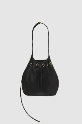Mini Alana Bucket Bag - Black sold by Anine Bing