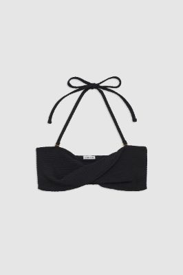 Rosa Bikini Top - Black sold by Anine Bing