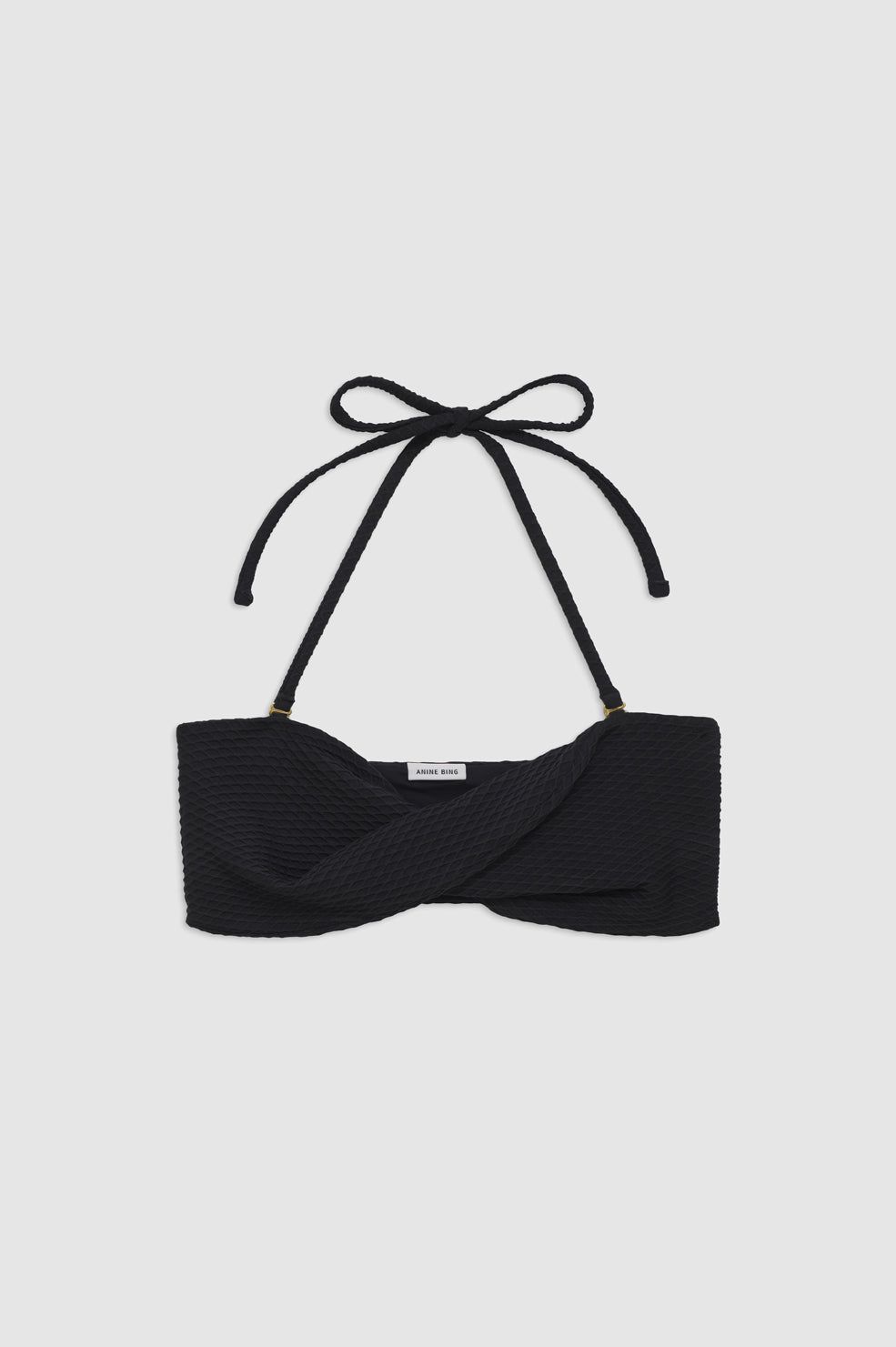 Rosa Bikini Top - Black sold by Anine Bing