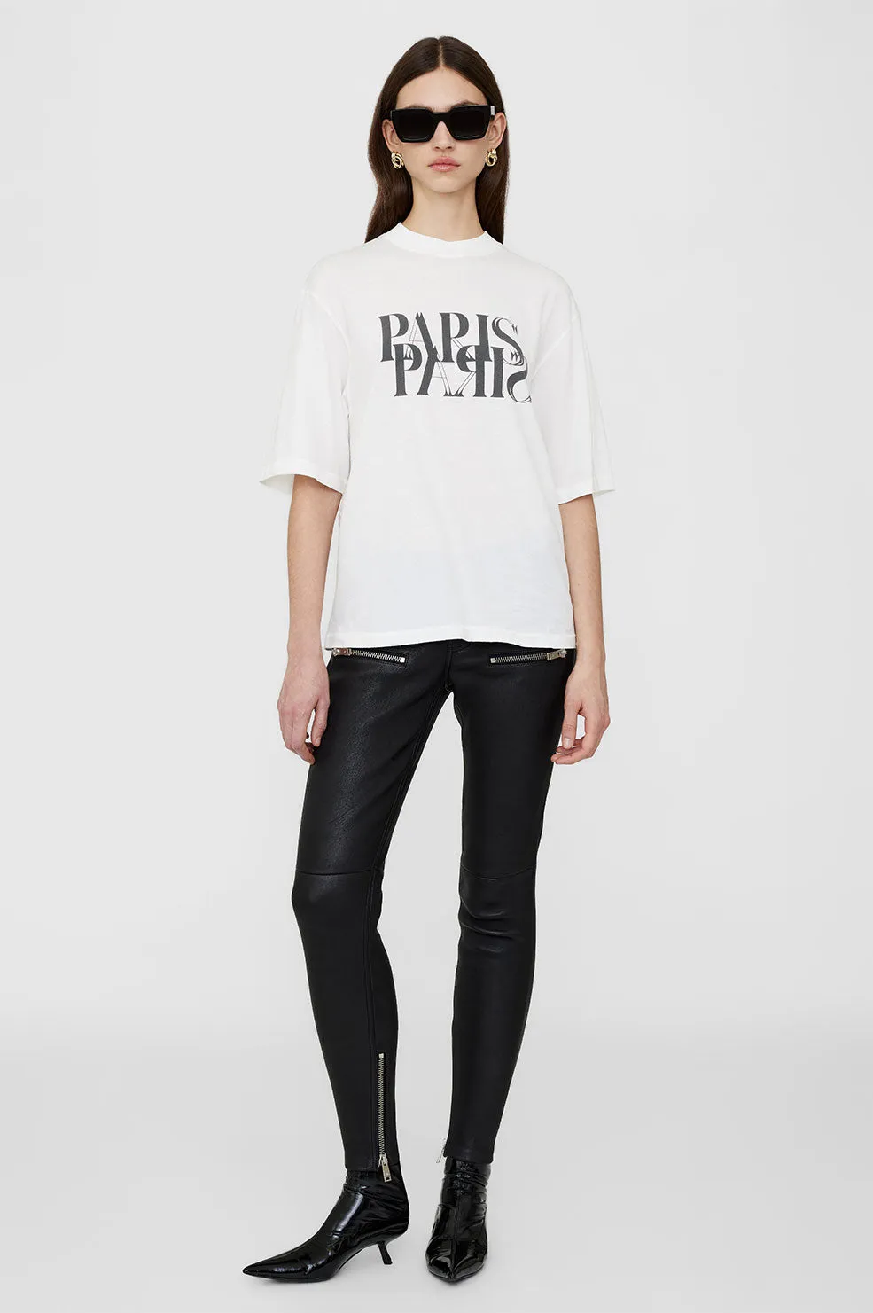 Avi Tee Paris - Ivory sold by Anine Bing