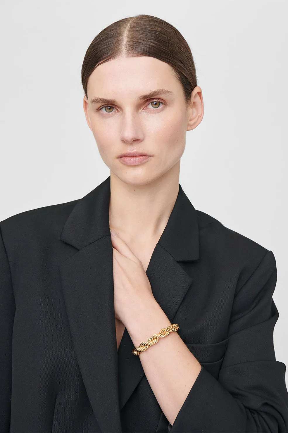 Twist Rope Bracelet - Gold sold by Anine Bing product image thumbnail 2