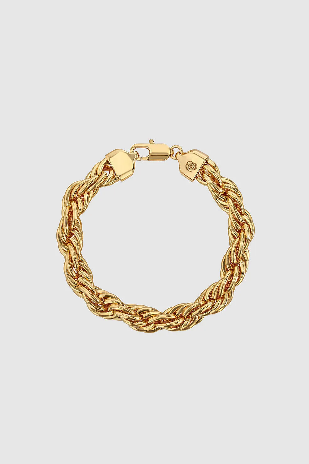 Twist Rope Bracelet - Gold sold by Anine Bing