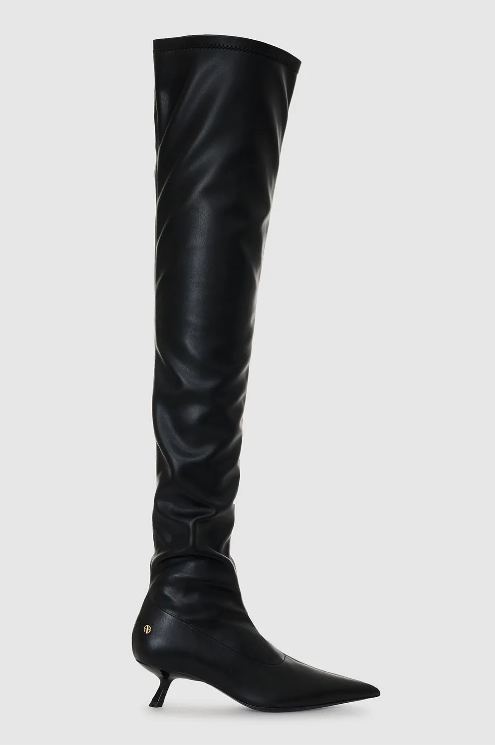 Over The Knee Hilda Boots - Black sold by Anine Bing