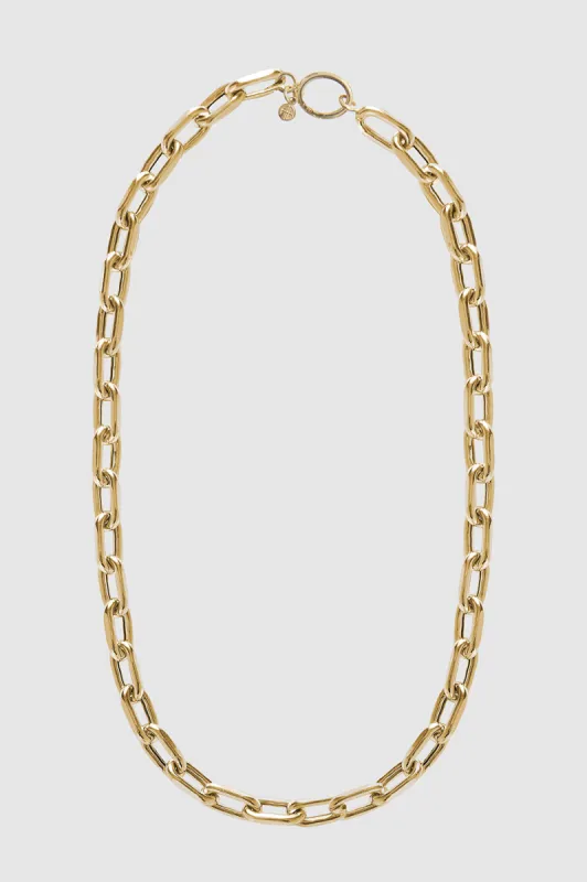 Link Necklace - 14k Gold sold by Anine Bing
